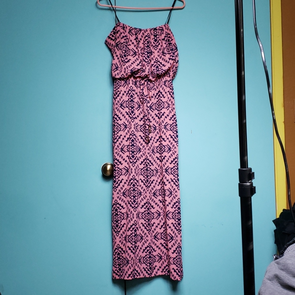 City Studio Pink Spaghetti Strap Dress